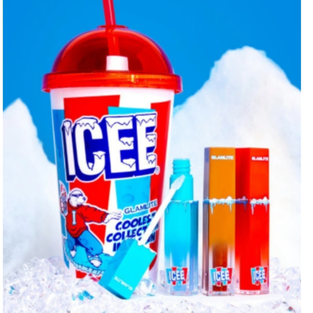 ICEE X Glamlite Lipgloss & Cup
